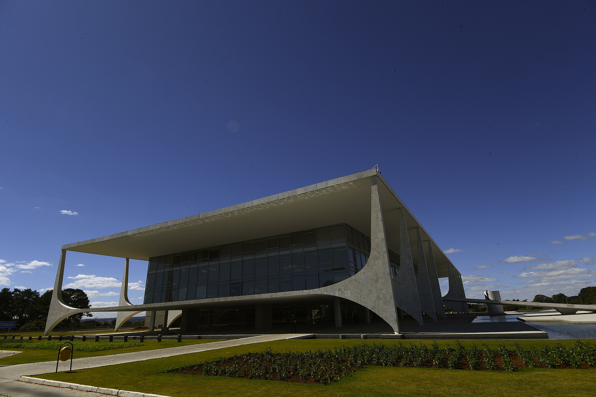 The Palácio do Planalto, Brazil's presidential palace in Brasília