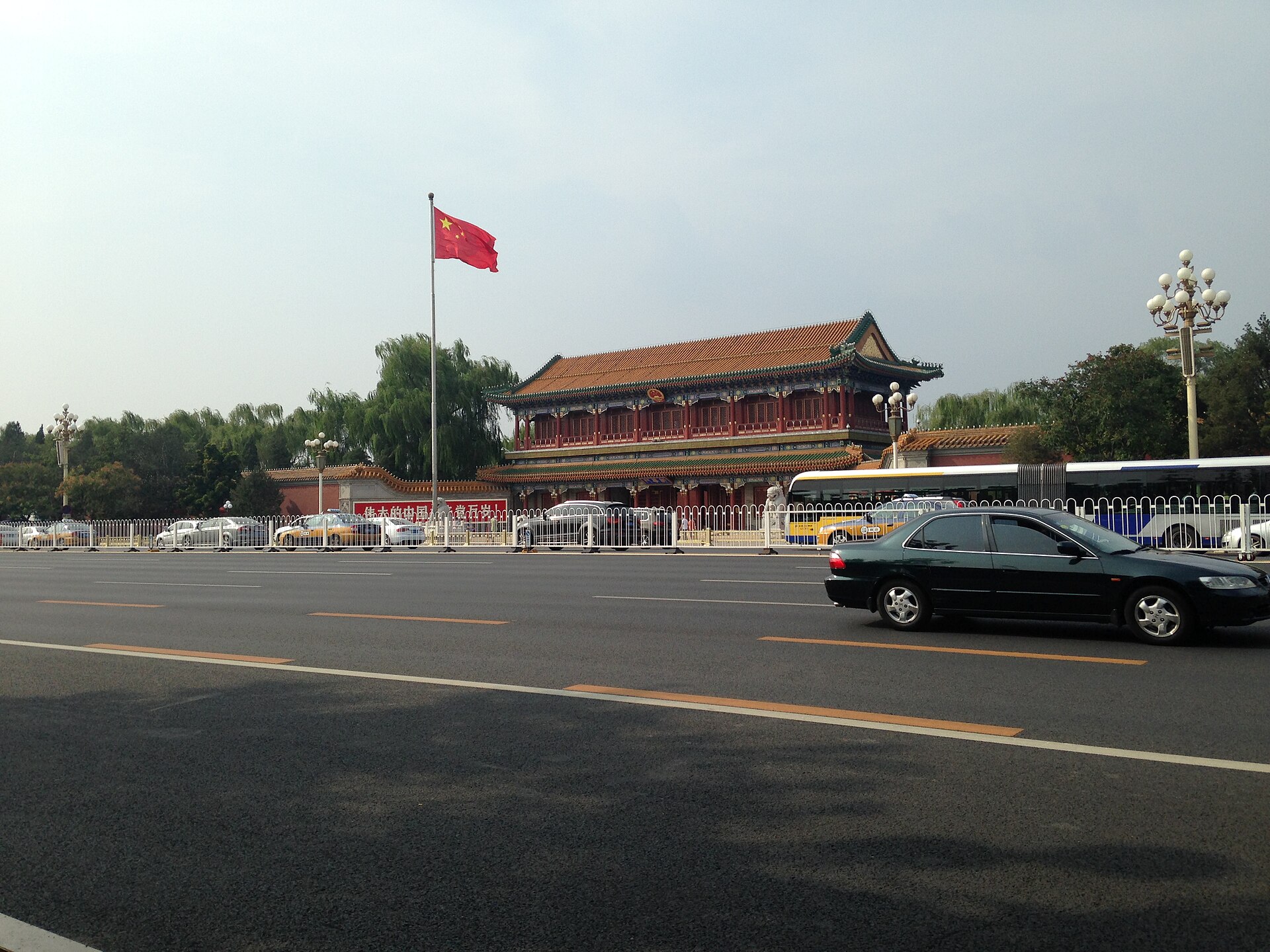 Xinhuamen Gate, the public entrance to Zhongnanhai, seat of China's top leadership in Beijing