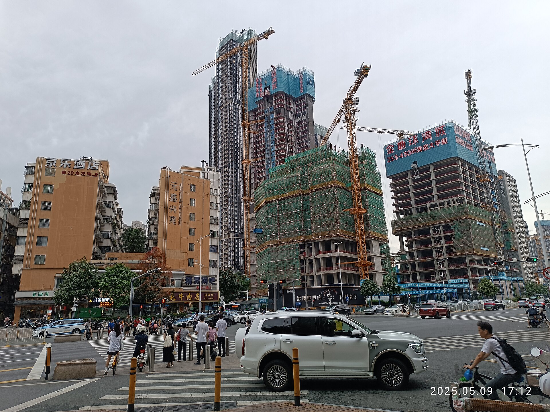 A construction site in Shenzhen, China, May 2025