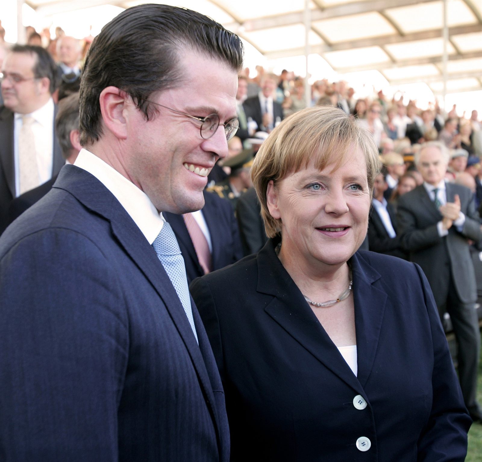 German Bundeswehr recruits taking part in a Feierliches Gelöbnis, a public oath-taking ceremony