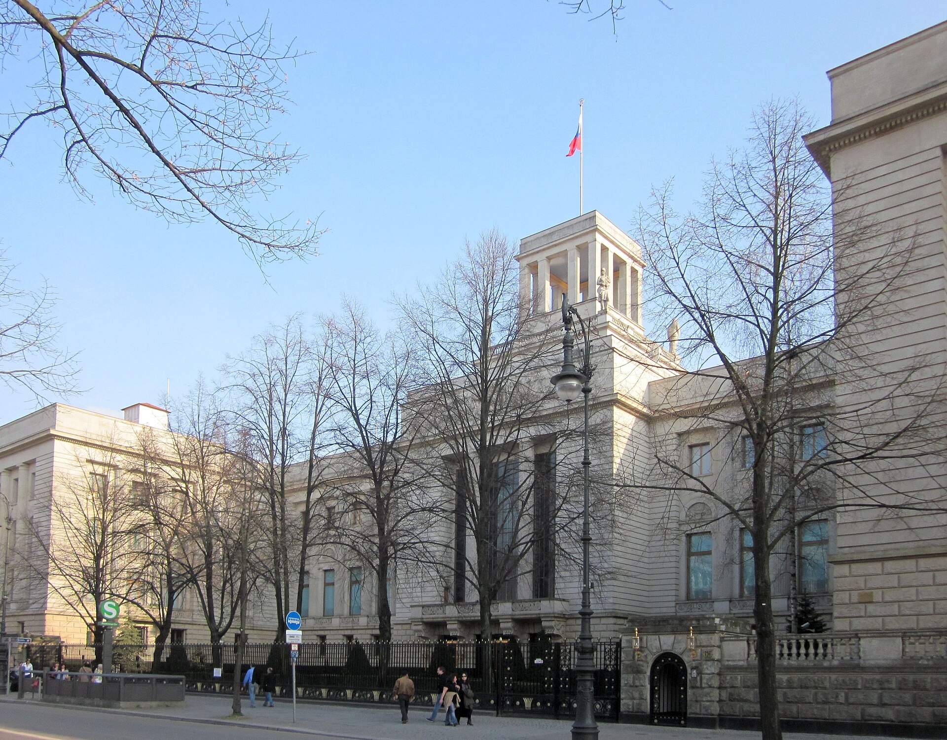 The Russian Embassy on Unter den Linden in Berlin