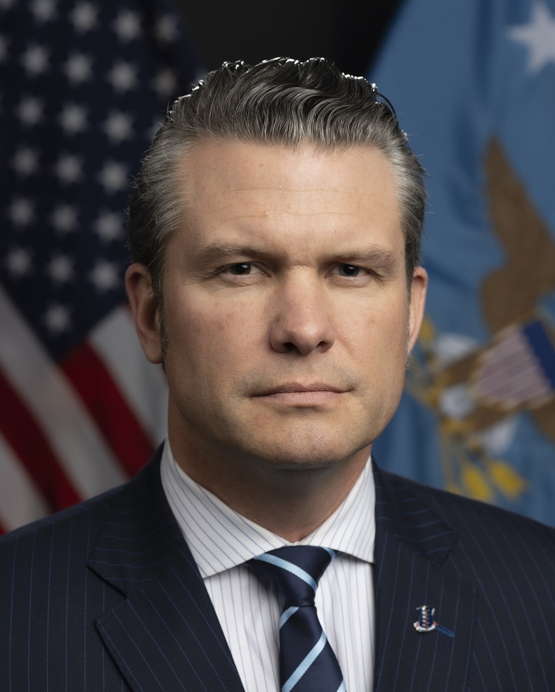 Official portrait of Pete Hegseth, US Secretary of Defense