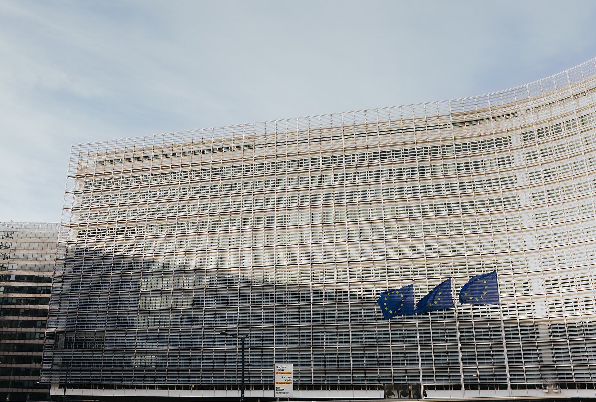 The Berlaymont building in Brussels, headquarters of the European Commission