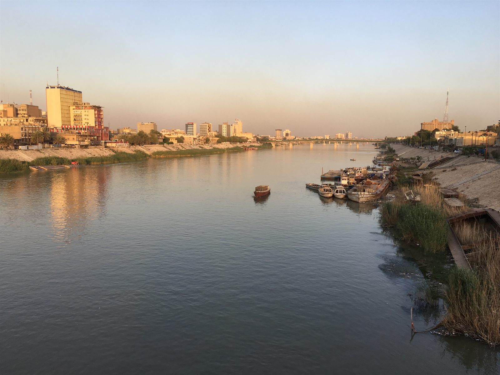 Sunset over Baghdad, Iraq
