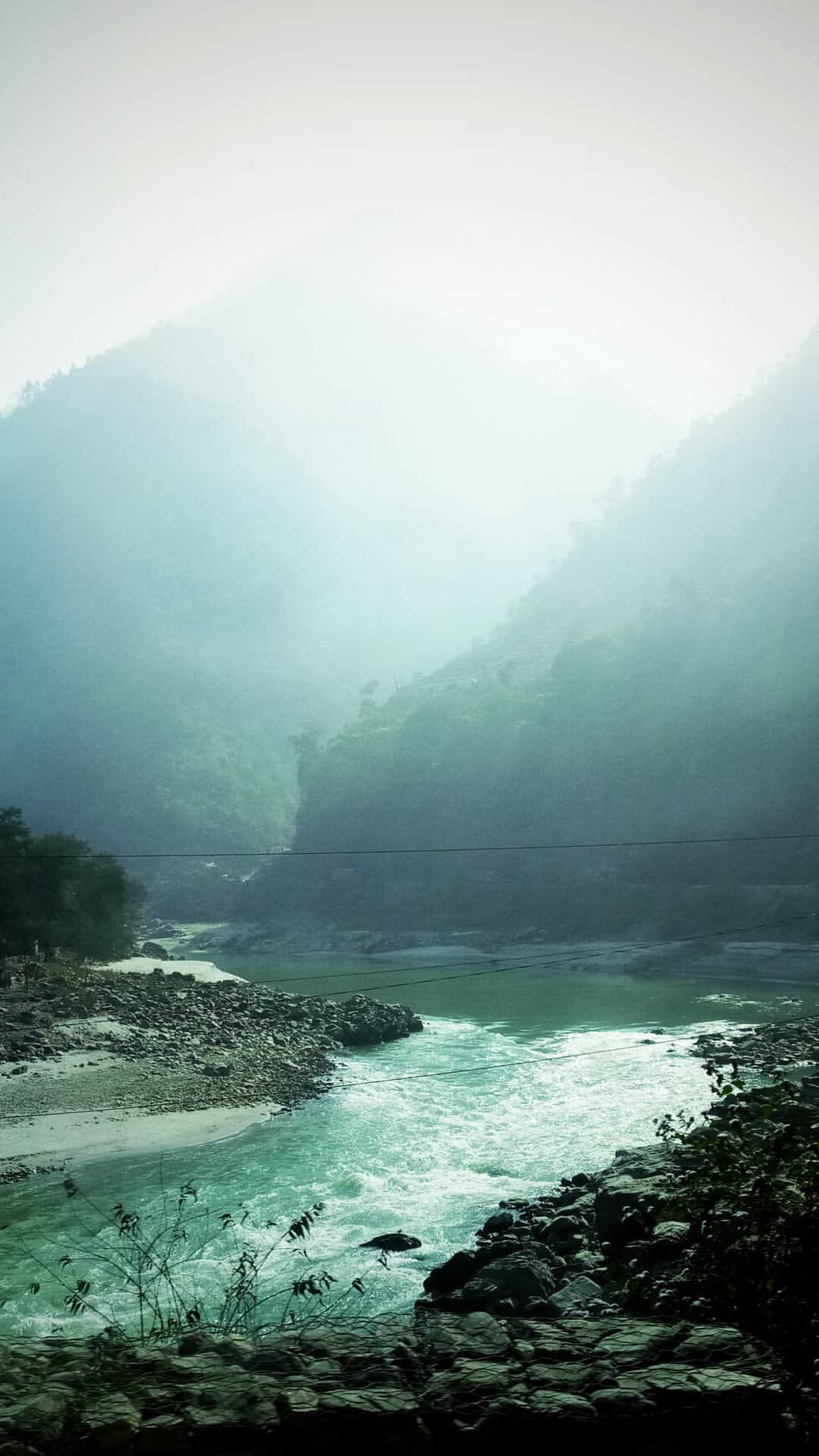 The Trishuli River in Nepal