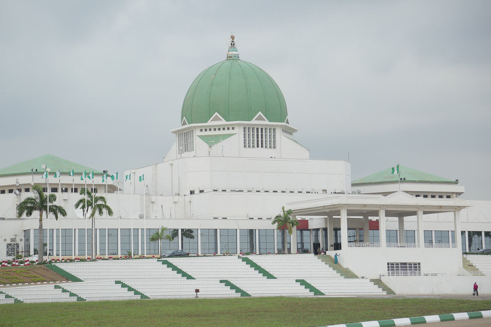 The National Assembly Building in Abuja, Nigeria