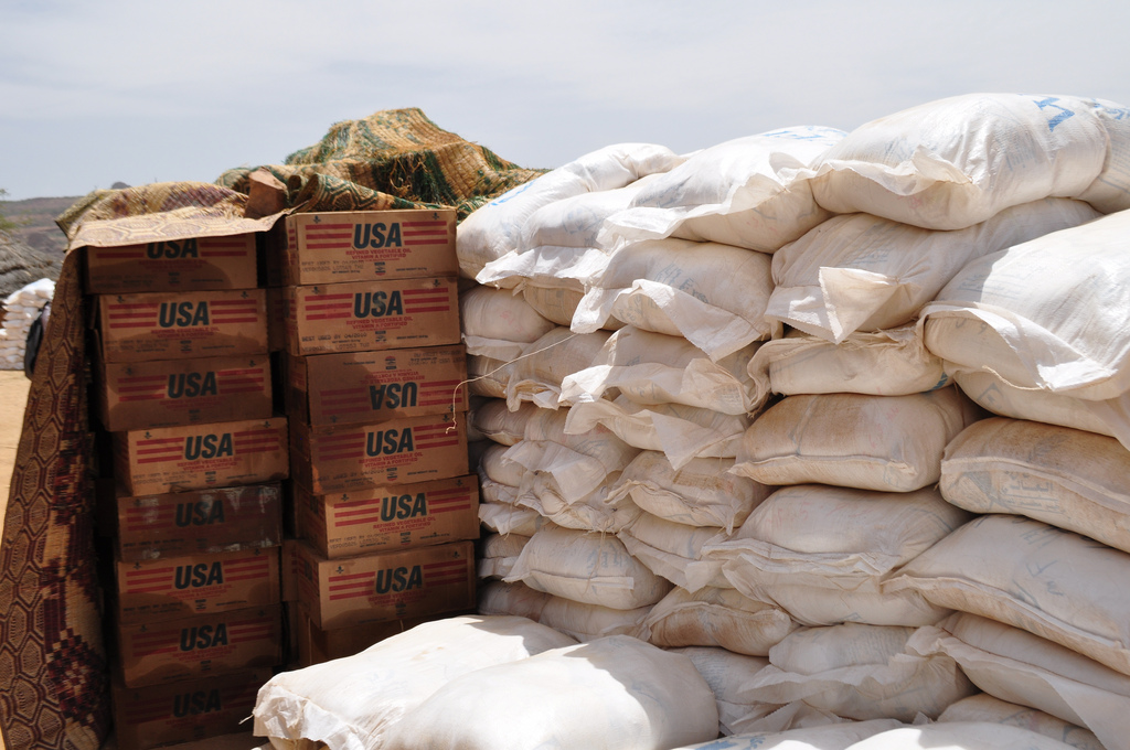 USAID and World Food Programme aid supplies for Sudan