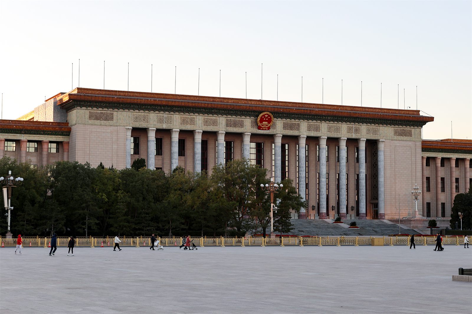 The Great Hall of the People in Beijing, seat of China's National People's Congress