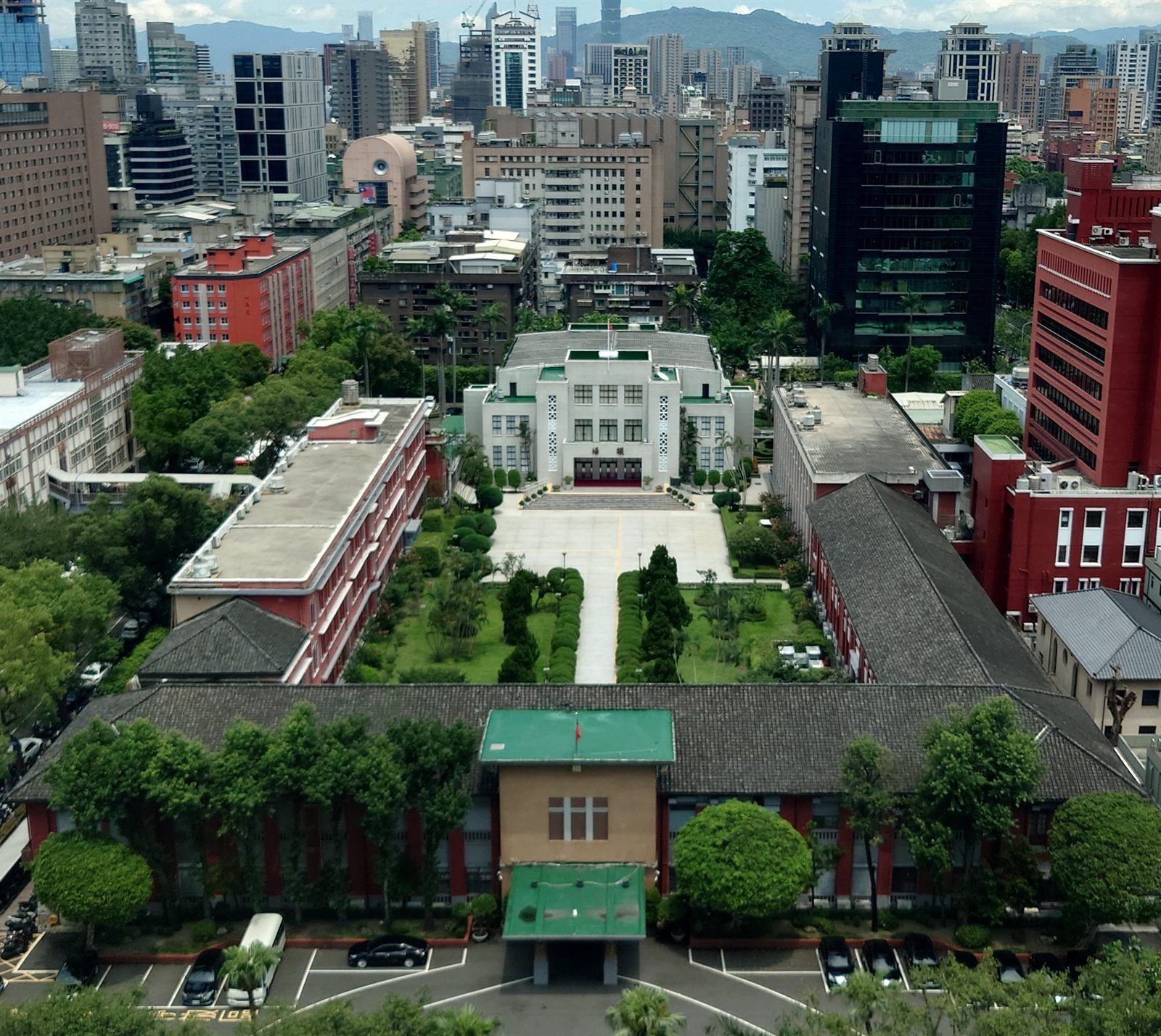 The Legislative Yuan building in Taipei, Taiwan's parliament