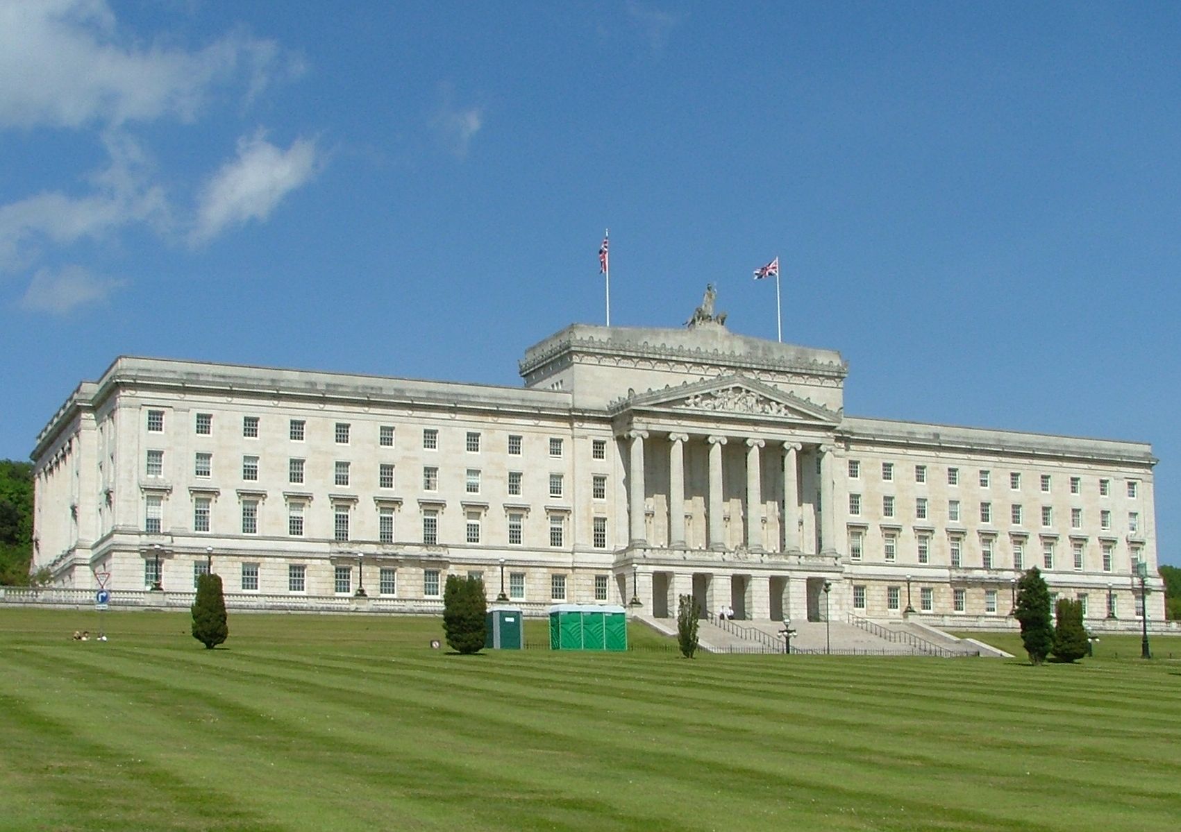 Parliament Buildings at Stormont, Belfast, seat of the Northern Ireland Assembly