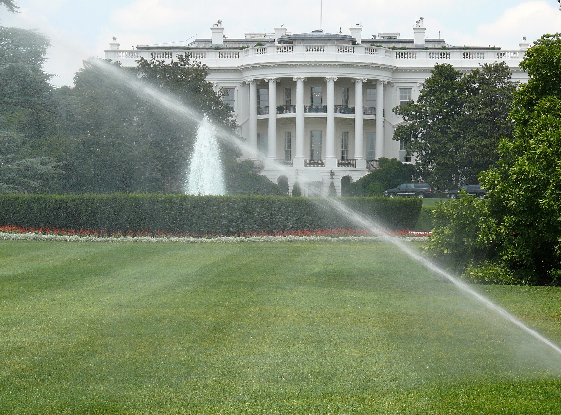 The South Facade of the White House in Washington, DC