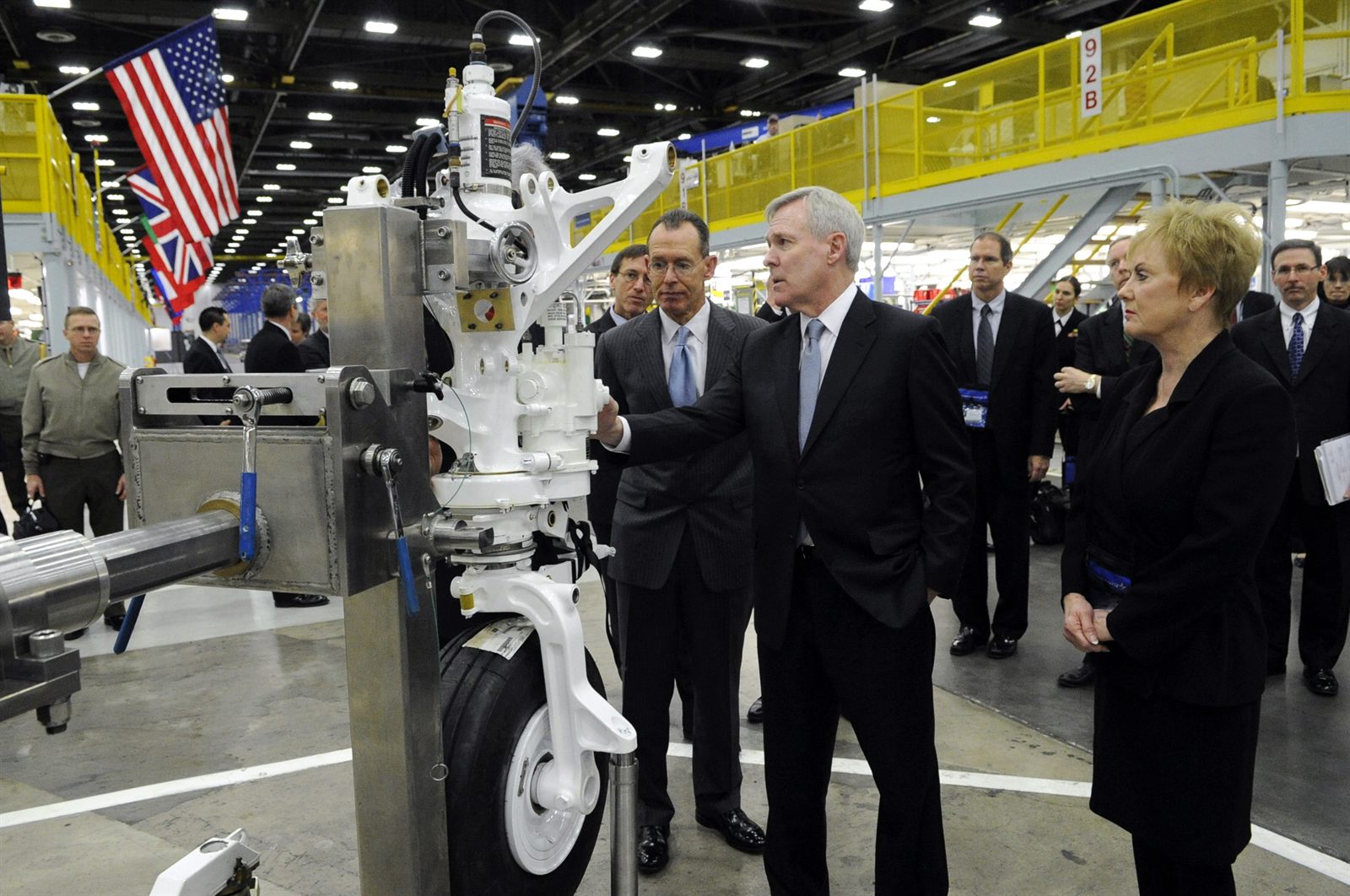 The F-35 Joint Strike Fighter final-assembly line at the Lockheed Martin plant in Fort Worth, Texas