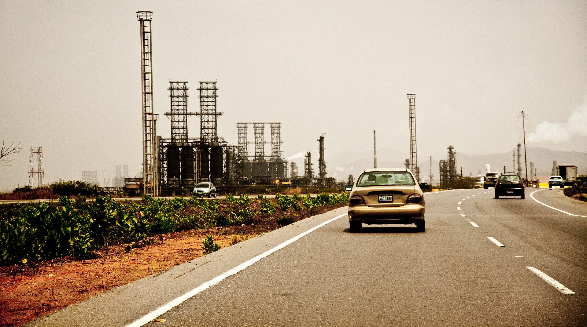 The Puerto La Cruz oil refinery in Anzoátegui, Venezuela
